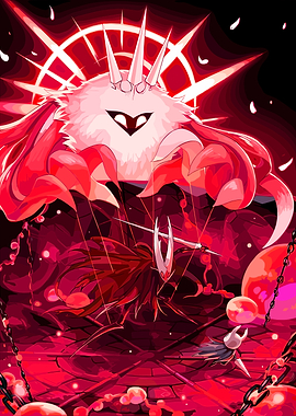 Hollow Knight Boss Fight Illustration