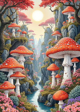 Mushroom Valley Landscape