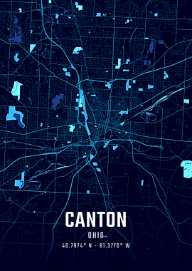 Canton Midnight City Map