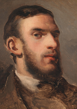 Portrait of a Bearded Man Painting