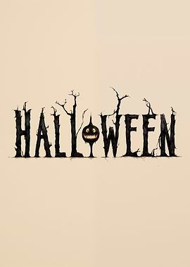 Halloween Spooky Text Art
