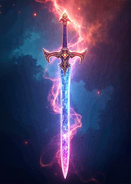 Fantasy Sword Cosmic Energy