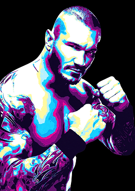 Randy Orton Pop Art Portrait