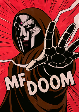 MF DOOM Comic Style