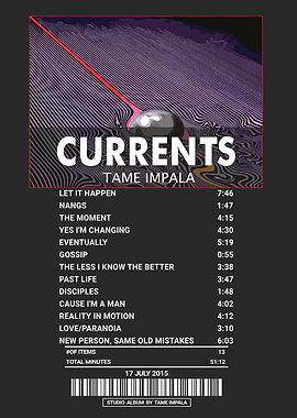 Tame Impala - Currents Album Cover