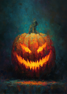 Halloween Pumpkin Painting