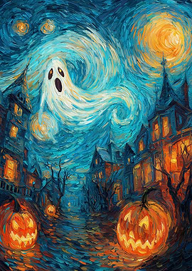 Halloween Starry Night
