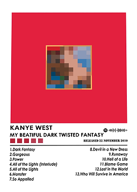 Kanye West - My Beautiful Dark Twisted Fantasy