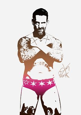 CM Punk Illustration