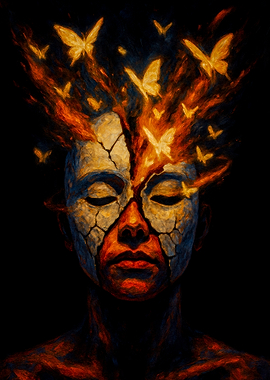 Butterfly Emergence Painting