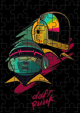 Daft Punk Puzzle Art