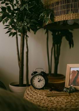 Vintage Alarm Clock Still Life