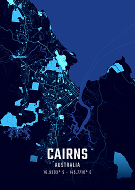 Cairns Midnight City Map