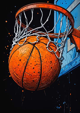 Basketball Through Hoop