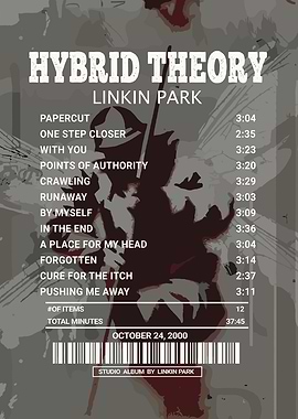 Linkin Park Hybrid Theory Album Art