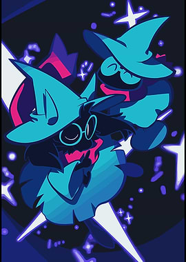 Ralsei from Deltarune in digital art