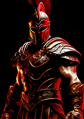 Warrior in Golden Armor