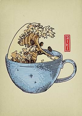 Coffee Wave in a Cup