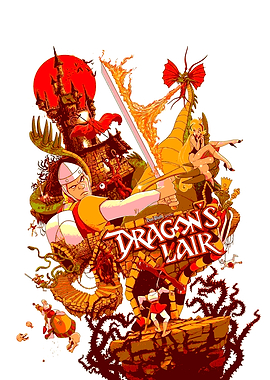 Dragon's Lair Vintage Poster Art