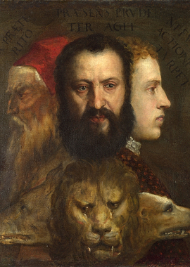 Titian – An Allegory of Prudence (c. 1565–1570) | Renaissance Symbolism of Wisdom and Time