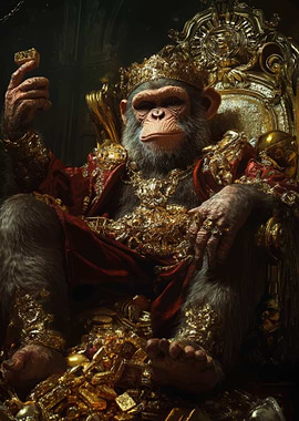 Monkey King on Golden Throne