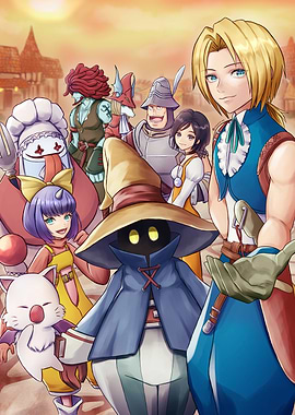 Final Fantasy IX Group Illustration