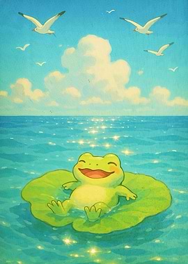 Happy Frog Lily Pad