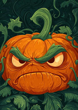 Grumpy Pumpkin