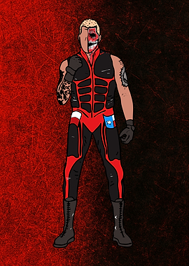 Dustin Rhodes - Wrestling Poster