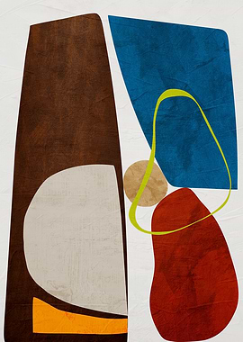 Abstract Geometric Shapes Art