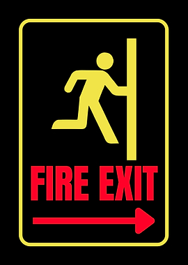 Fire Exit Sign