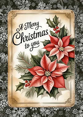 A Merry Christmas to you card