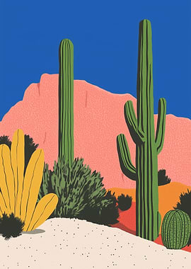Cacti Illustration