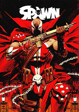 Spawn Comic Book Cover Art