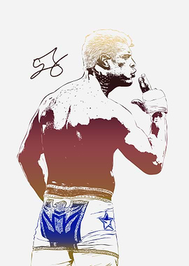 Cody Rhodes Wrestling Illustration