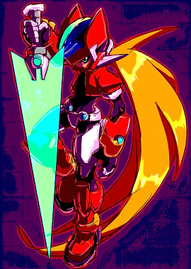 Mega Man Zero with Z-Saber