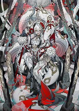 Snake Queen Digital Art