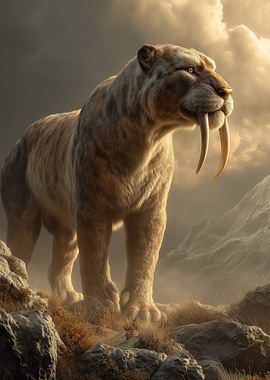 Majestic Saber-Toothed Tiger