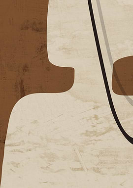 Abstract Shapes in Brown and Beige