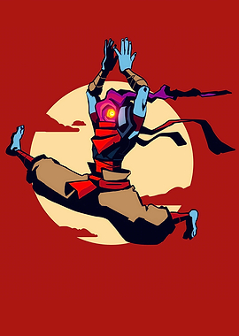 Dead Cells Character in Action Pose
