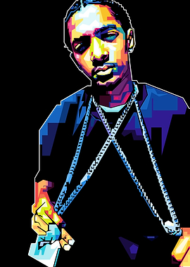 Nipsey Hussle Pop Art
