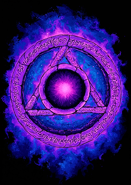 Mystic Stone Circle with Cosmic Center