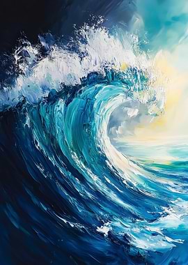 Ocean Wave Painting