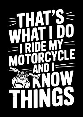 Motorcycle Rider Quote Design