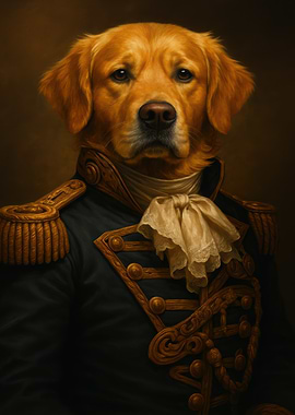 Regal Dog Portrait