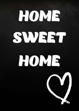 Home Sweet Home Chalkboard Art