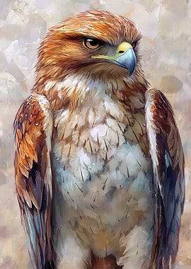 Majestic Hawk Portrait