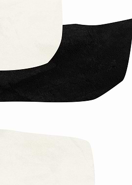Abstract Black and White Shapes
