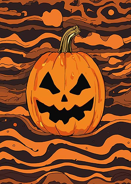 Halloween Pumpkin Illustration
