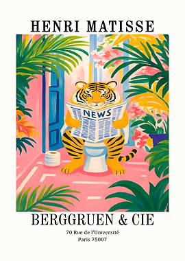 Henri Matisse Tiger Reading News